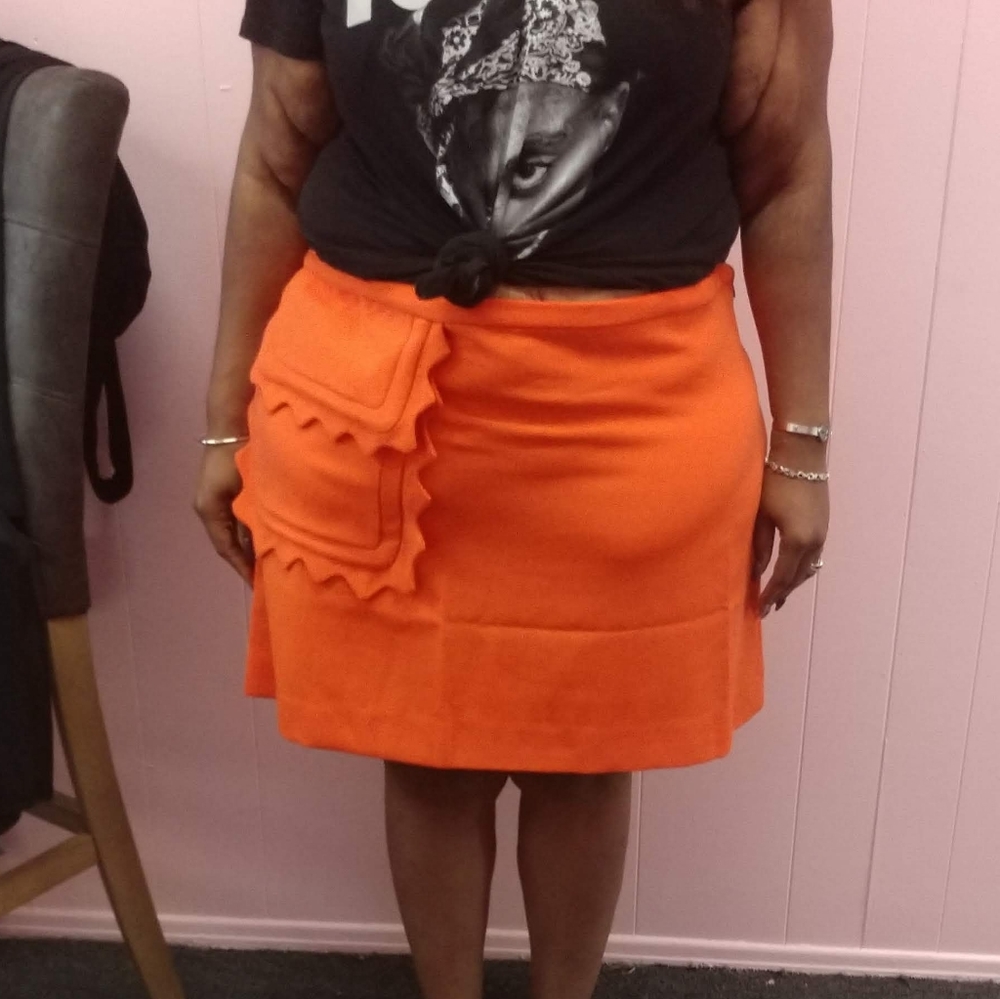 Victoria Beckham for Target Orange Skirt